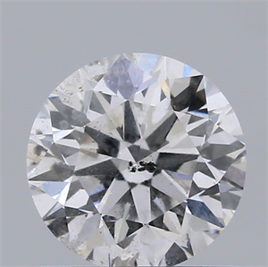 Picture of Natural Diamond 0.75 Carats, Round with Very Good Cut, F Color, I1 Clarity and Certified by GIA