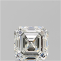 Natural Diamond 1.51 Carats, Asscher with  Cut, J Color, VVS1 Clarity and Certified by GIA