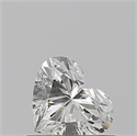 Natural Diamond 0.52 Carats, Heart with  Cut, J Color, VVS1 Clarity and Certified by GIA