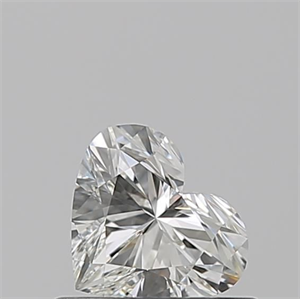 Picture of Natural Diamond 0.52 Carats, Heart with  Cut, J Color, VVS1 Clarity and Certified by GIA
