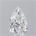 Natural Diamond 0.71 Carats, Pear with  Cut, D Color, VS1 Clarity and Certified by GIA