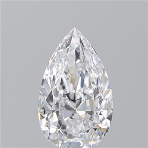 Picture of Natural Diamond 0.71 Carats, Pear with  Cut, D Color, VS1 Clarity and Certified by GIA