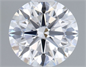 Lab Grown Diamond 1.04 Carats, Round with Ideal Cut, D Color, VVS1 Clarity and Certified by IGI