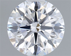 Picture of Lab Grown Diamond 1.04 Carats, Round with Ideal Cut, D Color, VVS1 Clarity and Certified by IGI