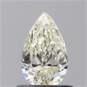 Natural Diamond 0.51 Carats, Pear with  Cut, L Color, VS2 Clarity and Certified by GIA