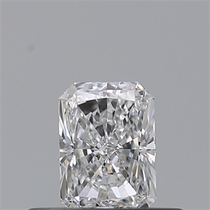 Picture of Natural Diamond 0.30 Carats, Radiant with  Cut, D Color, VS1 Clarity and Certified by GIA