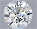 Diamante Natural 0.72 quilates, Redondo , Color I, claridad VVS2 y certificado IGI