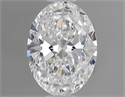 Diamante Natural 0.51 quilates, Ovalado , Color D, claridad VVS1 y certificado GIA