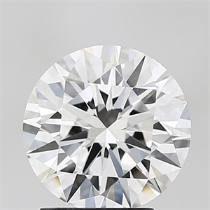 Picture of Lab Grown Diamond 2.55 Carats, Round with Ideal Cut, G Color, VVS2 Clarity and Certified by IGI