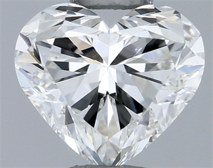 Picture of Natural Diamond 0.50 Carats, Heart with  Cut, H Color, SI1 Clarity and Certified by GIA