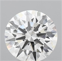 Lab Grown Diamond 2.85 Carats, Round with Ideal Cut, D Color, VS1 Clarity and Certified by IGI