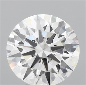 Picture of Lab Grown Diamond 2.85 Carats, Round with Ideal Cut, D Color, VS1 Clarity and Certified by IGI