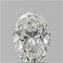 Natural Diamond 2.01 Carats, Oval with  Cut, H Color, VS2 Clarity and Certified by GIA