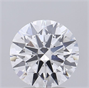Del inventario de diamantes de laboratorio, 2.15 quilates, Redondo , Color E, claridad VVS2 y certificado IGI