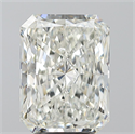 Natural Diamond 4.01 Carats, Radiant with  Cut, I Color, SI1 Clarity and Certified by GIA