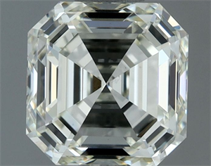 Picture of Natural Diamond 1.00 Carats, Asscher with  Cut, I Color, VS2 Clarity and Certified by IGI
