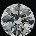 Natural Diamond 2.11 Carats, Round with Excellent Cut, H Color, VS1 Clarity and Certified by GIA