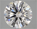 Lab Grown Diamond 4.01 Carats, Round with Excellent Cut, D Color, VS1 Clarity and Certified by GIA