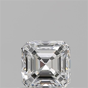 Picture of Natural Diamond 0.72 Carats, Asscher with  Cut, E Color, VVS2 Clarity and Certified by GIA