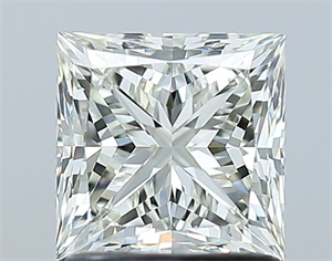 Foto Diamante Natural 1.25 quilates, Princesa , Color H, claridad VVS1 y certificado IGI de