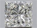 Natural Diamond 1.70 Carats, Princess with  Cut, J Color, VS2 Clarity and Certified by GIA