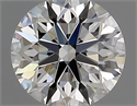 Natural Diamond 0.70 Carats, Round with Excellent Cut, F Color, IF Clarity and Certified by IGI