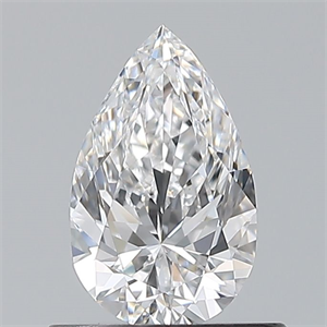 Picture of Natural Diamond 0.60 Carats, Pear with  Cut, D Color, VS1 Clarity and Certified by GIA