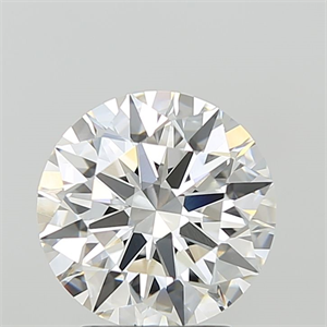 Picture of Lab Grown Diamond 3.10 Carats, Round with Ideal Cut, F Color, VVS2 Clarity and Certified by IGI