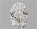 Natural Diamond 1.04 Carats, Oval with  Cut, D Color, SI1 Clarity and Certified by GIA
