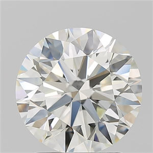 Picture of Natural Diamond 2.25 Carats, Round with Excellent Cut, K Color, VVS2 Clarity and Certified by GIA