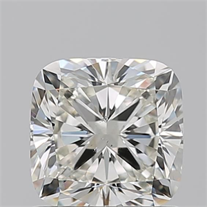 Picture of Natural Diamond 1.02 Carats, Cushion with  Cut, J Color, SI1 Clarity and Certified by GIA