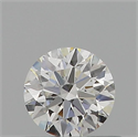 Natural Diamond 0.41 Carats, Round with Excellent Cut, G Color, IF Clarity and Certified by GIA