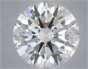 Lab Grown Diamond 1.05 Carats, Round with Excellent Cut, D Color, VVS2 Clarity and Certified by IGI