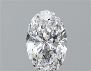 Picture of Natural Diamond 0.54 Carats, Oval with  Cut, D Color, VVS1 Clarity and Certified by GIA