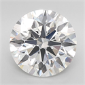 Lab Grown Diamond 5.51 Carats, Round with Ideal Cut, F Color, VS1 Clarity and Certified by IGI