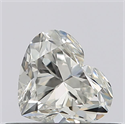 Natural Diamond 0.46 Carats, Heart with  Cut, G Color, VS1 Clarity and Certified by GIA