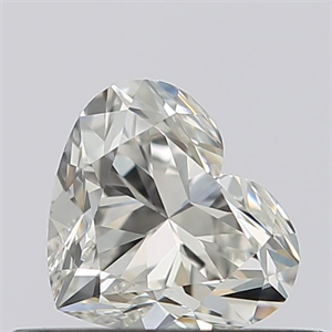 Picture of Natural Diamond 0.46 Carats, Heart with  Cut, G Color, VS1 Clarity and Certified by GIA