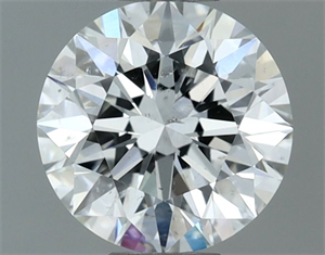 Picture of Natural Diamond 1.00 Carats, Round with Excellent Cut, F Color, SI1 Clarity and Certified by IGI