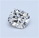 Natural Diamond 0.71 Carats, Cushion with  Cut, E Color, VS1 Clarity and Certified by GIA