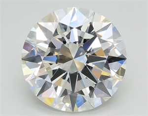 Picture of Lab Grown Diamond 4.03 Carats, Round with Excellent Cut, G Color, VS2 Clarity and Certified by IGI