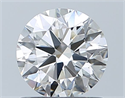 Diamante Natural 0.86 quilates, Redondo , Color H, claridad VS2 y certificado GIA