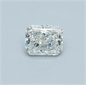 Diamante Natural 0.43 quilates, Radiante , Color F, claridad SI1 y certificado GIA