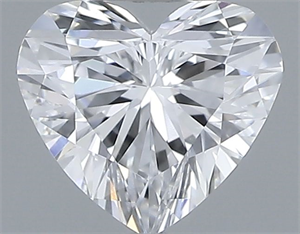 Picture of Natural Diamond 0.30 Carats, Heart with  Cut, E Color, VVS2 Clarity and Certified by GIA