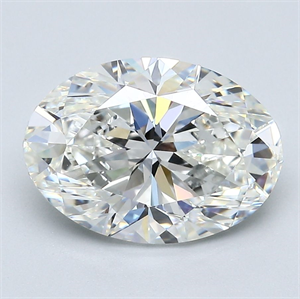 Foto Diamante Natural 3.50 quilates, Ovalado , Color H, claridad VVS2 y certificado GIA de
