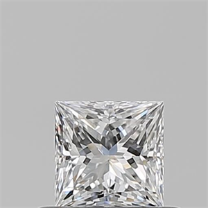 Foto Diamante Natural 0.50 quilates, Princesa , Color E, claridad VS1 y certificado GIA de