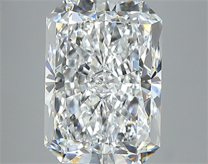 Picture of Natural Diamond 3.02 Carats, Radiant with  Cut, F Color, VS1 Clarity and Certified by GIA