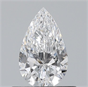 Natural Diamond 0.50 Carats, Pear with  Cut, D Color, VS1 Clarity and Certified by GIA