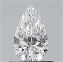 Natural Diamond 0.50 Carats, Pear with  Cut, D Color, VS1 Clarity and Certified by GIA
