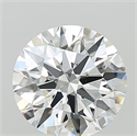 Lab Grown Diamond 3.10 Carats, Round with Ideal Cut, E Color, VS2 Clarity and Certified by IGI