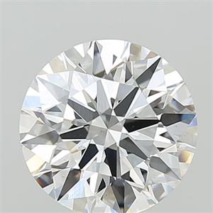 Picture of Lab Grown Diamond 3.10 Carats, Round with Ideal Cut, E Color, VS2 Clarity and Certified by IGI